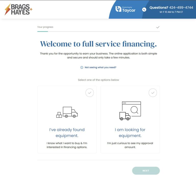 Financing 7 Taycor4