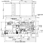 Rehlko (formerly Kohler) 125KW, 3-Phase Diesel Marine Generator Open unit 125EOZCJ