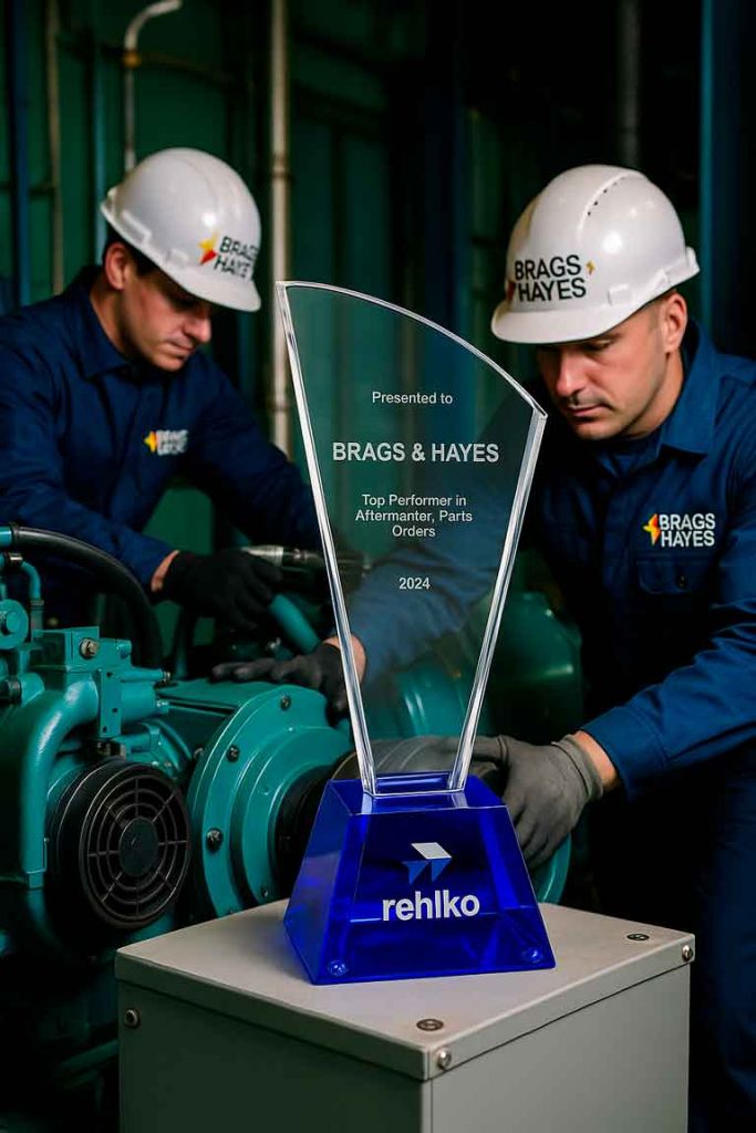 Awarded Excellence: Brags & Hayes Receives Rehlko’s Top Performer in Aftermarket Parts Orders 2024 Award 3 brags and hayes award 5